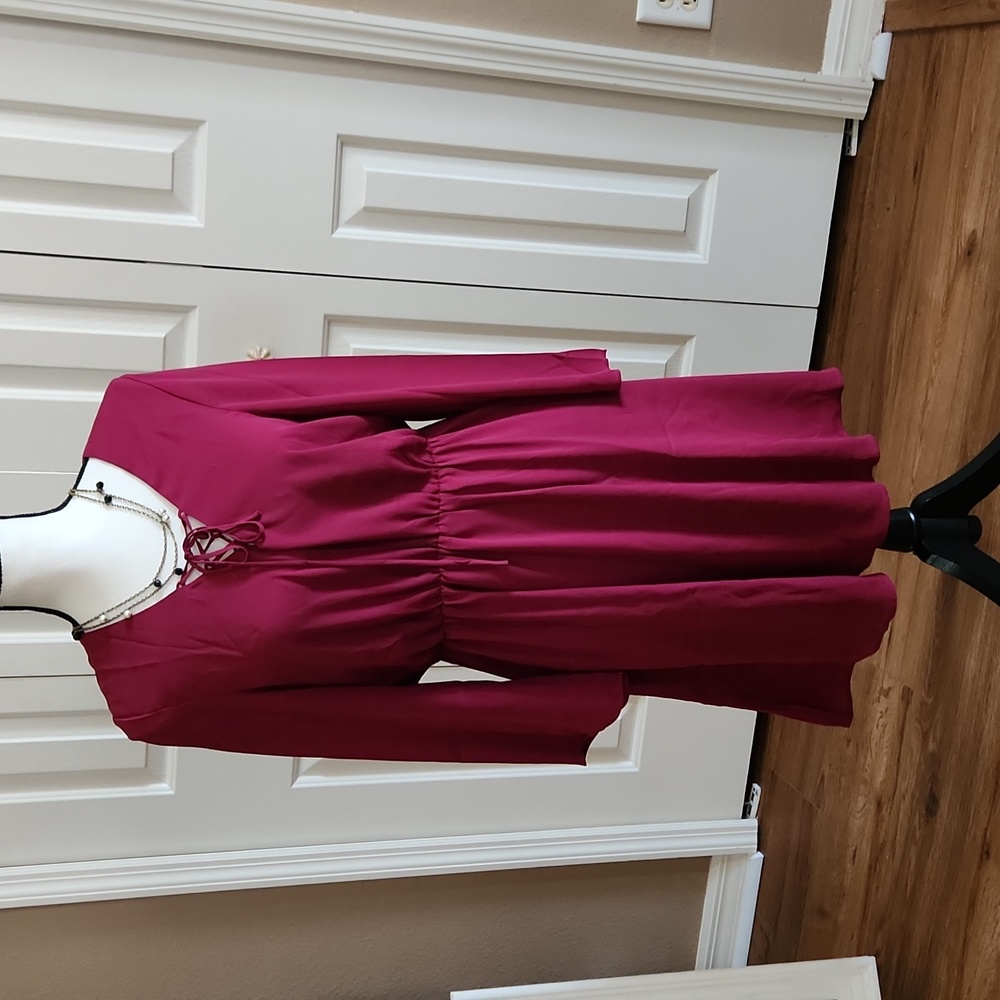 Paris Sunday,  NWT,   Beautiful Women's Dress,  Size Medium,  Plum